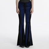 Goth gradient printed flared pants