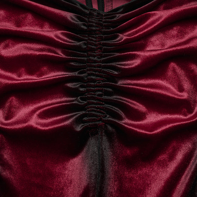 Goth gradient printed flared pants