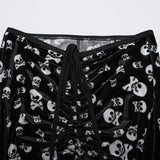 Goth skull flared Pants