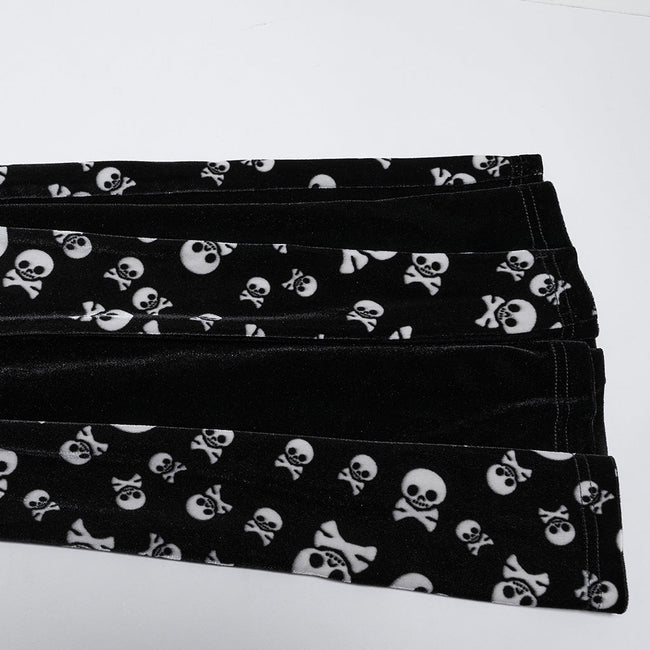 Goth skull flared Pants