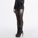 Cyber Skull Gradient Printed Pants