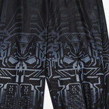 Cyber Skull Gradient Printed Pants