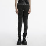 Apocalypse punk knitted jeans