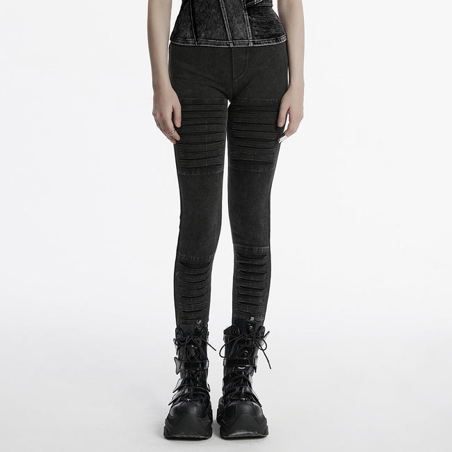 Apocalypse punk knitted jeans