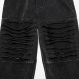 Apocalypse punk knitted jeans