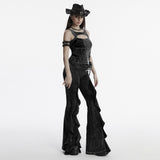 Doomsday wasteland flared pants