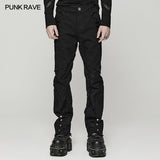 Punk spider mesh pants