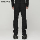 Punk spider mesh pants