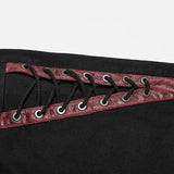 Punk spider mesh pants