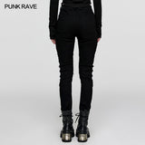 PUNK rubberized mesh Pants