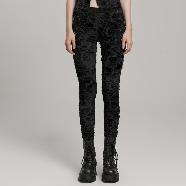 Wasteland tie-dyed  punk trousers