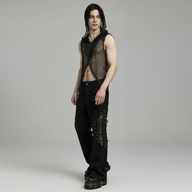 PUNK Personalized Flare Pants For Men