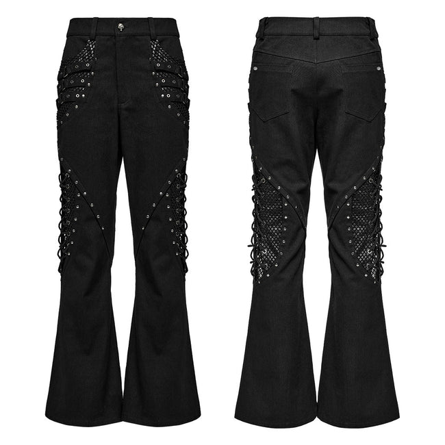 PUNK Personalized Flare Pants For Men