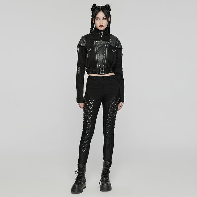 2024 Punk metal jeans