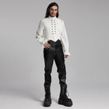 Punk minimalist leather pants