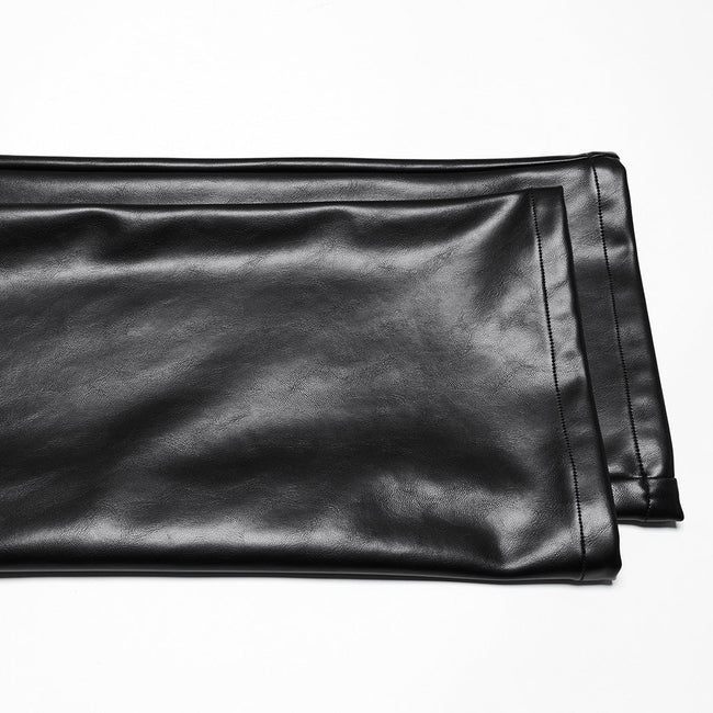 Punk minimalist leather pants