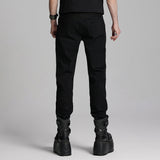 Punk handsome denim pants