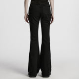 Punk street decadent flared pants