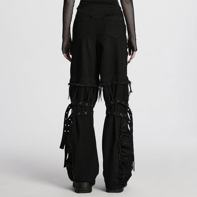 Punk detachable decadent pants