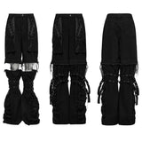 Punk detachable decadent pants
