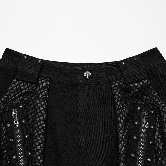 Punk detachable decadent pants