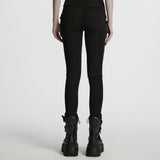 Punk 3D pleated leggings