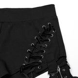Punk detachable tassel pants