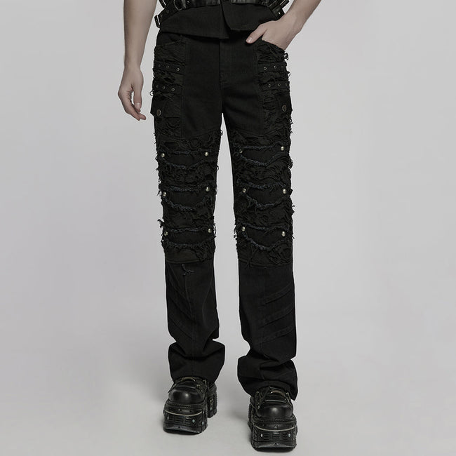 Personalized straight punk pants
