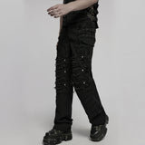 Personalized straight punk pants