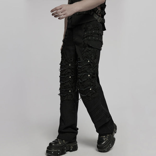 Personalized straight punk pants
