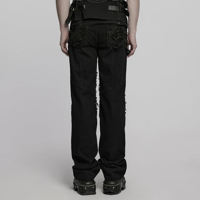 Personalized straight punk pants