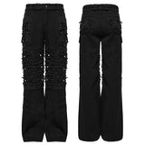 Personalized straight punk pants