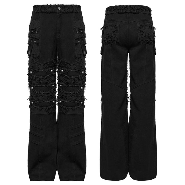 Personalized straight punk pants