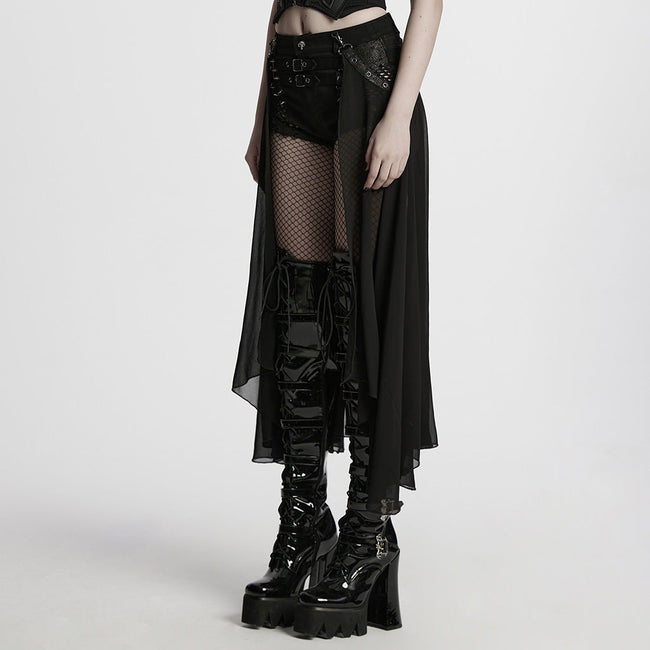 Punk two-piece skirt shorts