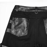 Metal punk stretch pants
