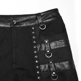 Metal punk stretch pants