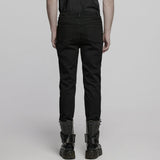 Punk structure tight pants