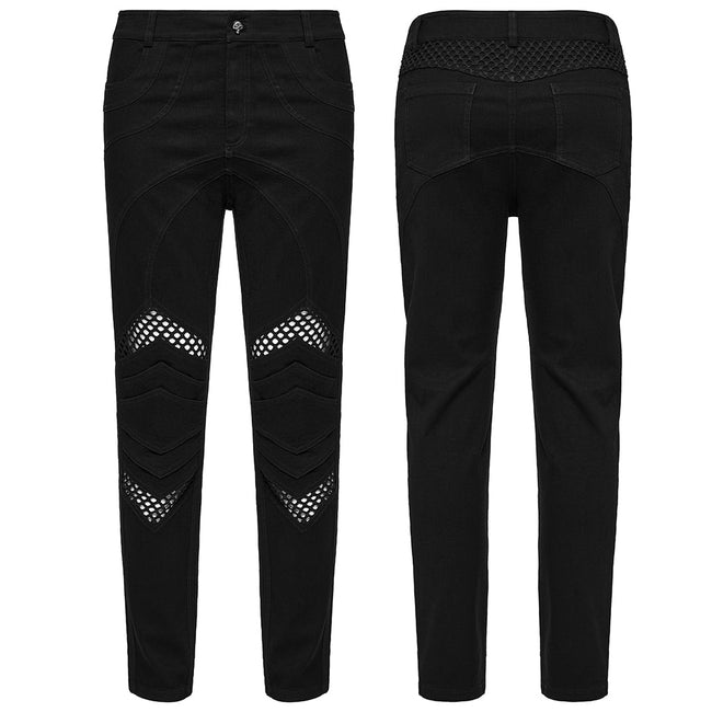 Punk structure tight pants