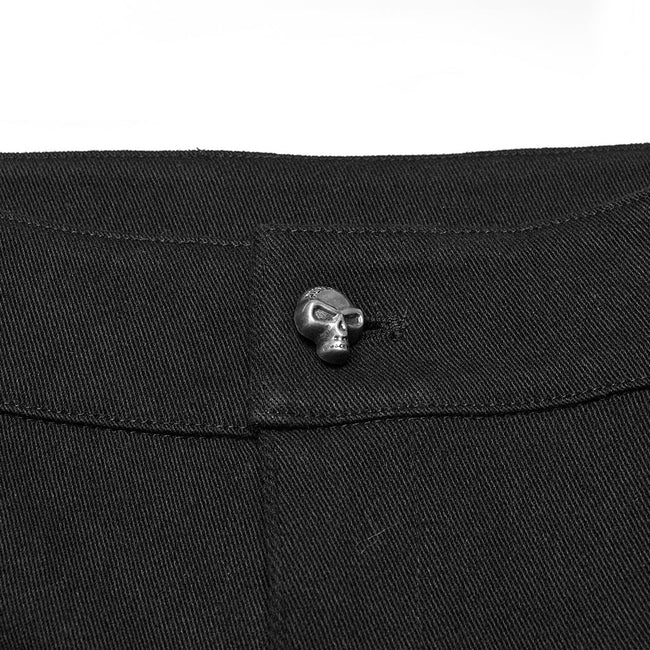 Punk oversized wrinkled shorts