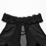 Goth Off Shoulder Gorgeous Dress