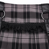 2024 Sweet punk pleated skirt