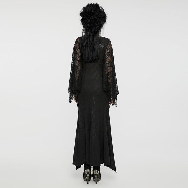 Gothic Bat Sleeves Visual Dress