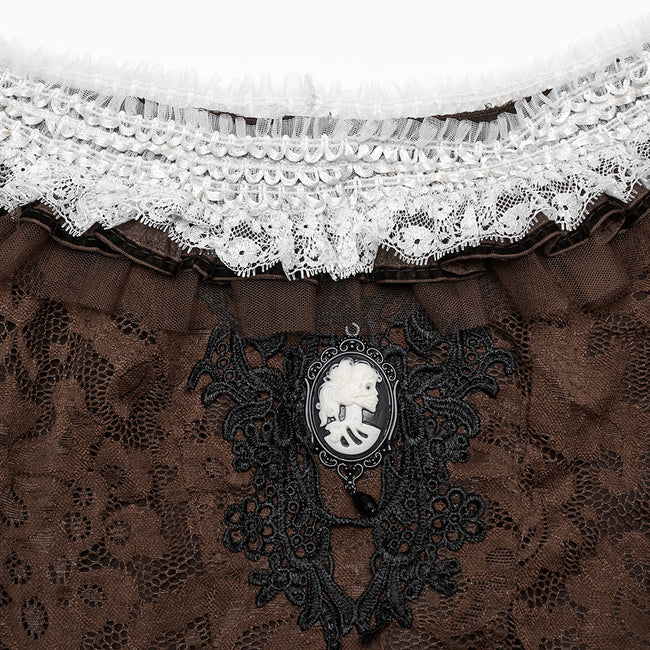 Steampunk lace dress