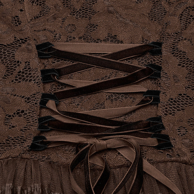 Steampunk lace dress