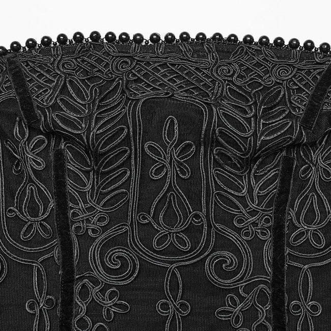 Goth 3D Embroidered Dress