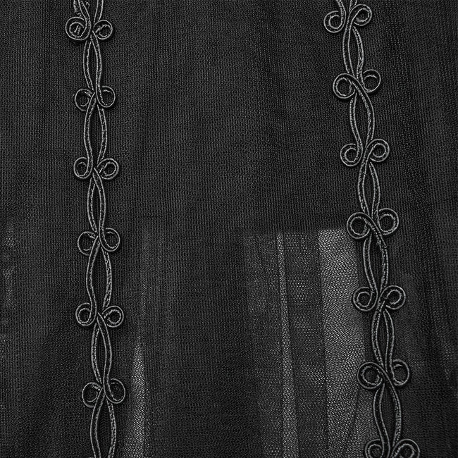 Goth 3D Embroidered Dress