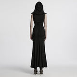 Punk hooded visual dress