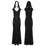 Punk hooded visual dress