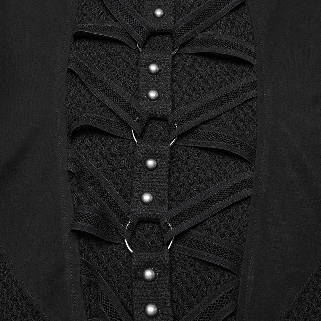 Punk hooded visual dress