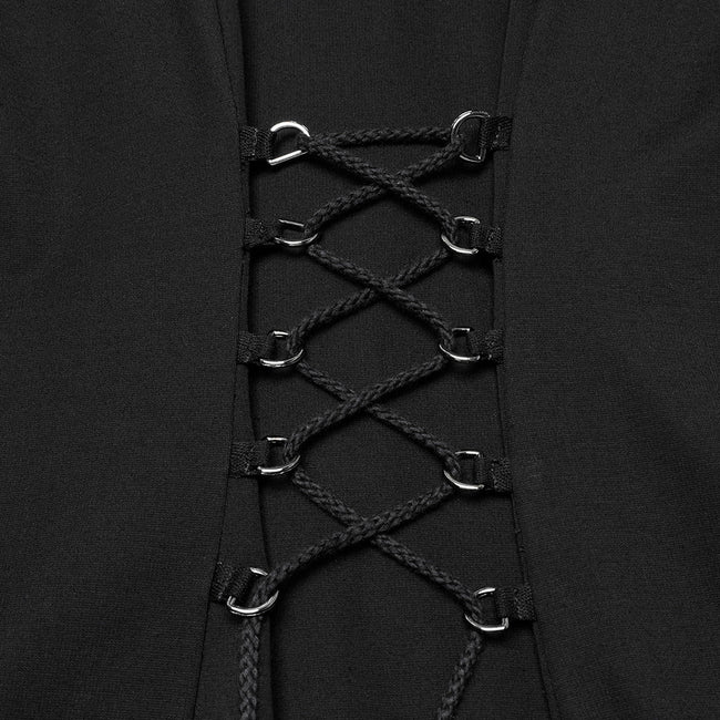 Punk hooded visual dress